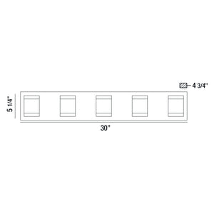 Eurofase - 35687-016 - LED Bathbar - Seaton - Chrome