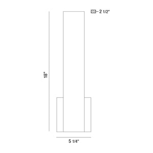 Eurofase - 35703-020 - LED Wall Sconce - Annette - Black