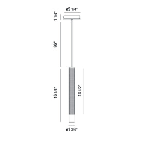 Eurofase - 35710-057 - LED Pendant - Davenport - Aluminum