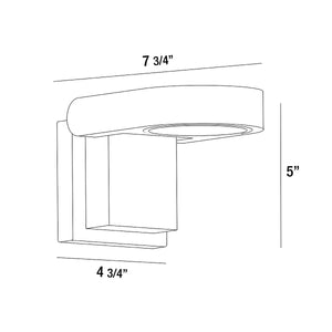 Eurofase - 35857-013 - LED Outdoor Wall Mount - Outdoor - Graphite Grey