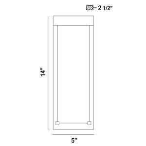 Eurofase - 35887-010 - KABO-OD-14IN-BK-CL - KABO - Black