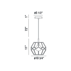 Eurofase - 35902-010 - LED Pendant - Norway - Chrome