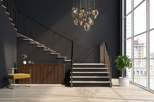 Eurofase - 35911-012 - ARLINGTON-CHD-19LT-51IN-BK-GD - ARLINGTON - Chrome Black
