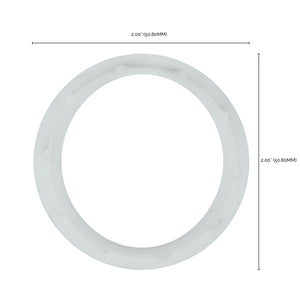Satco - 80-1074 - Die Cast Ring For Threaded Socket - White