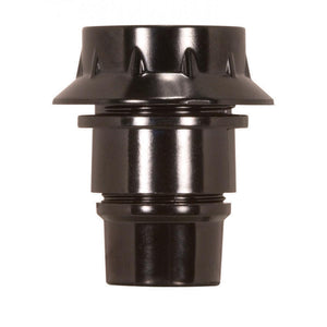 Satco - 80-1095 - Candelabra European Style Socket - Black