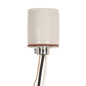 Satco - 80-1113 - Keyless Porcelain Socket - Glazed