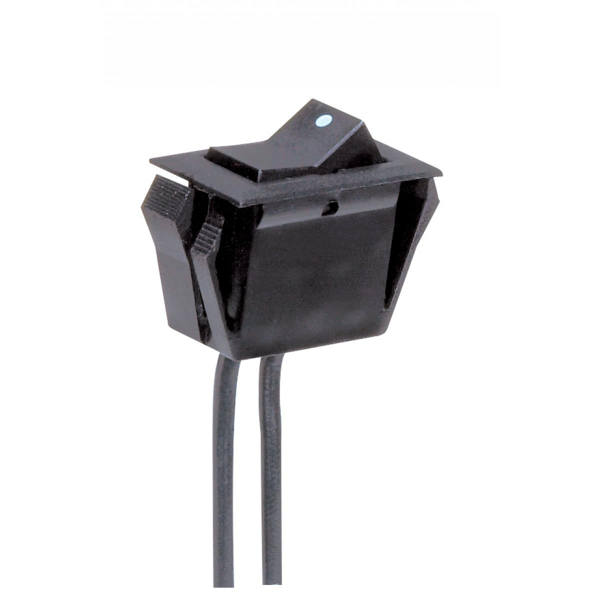 Satco - 80-1141 - On-Off Phenolic Rocker Switch - Black