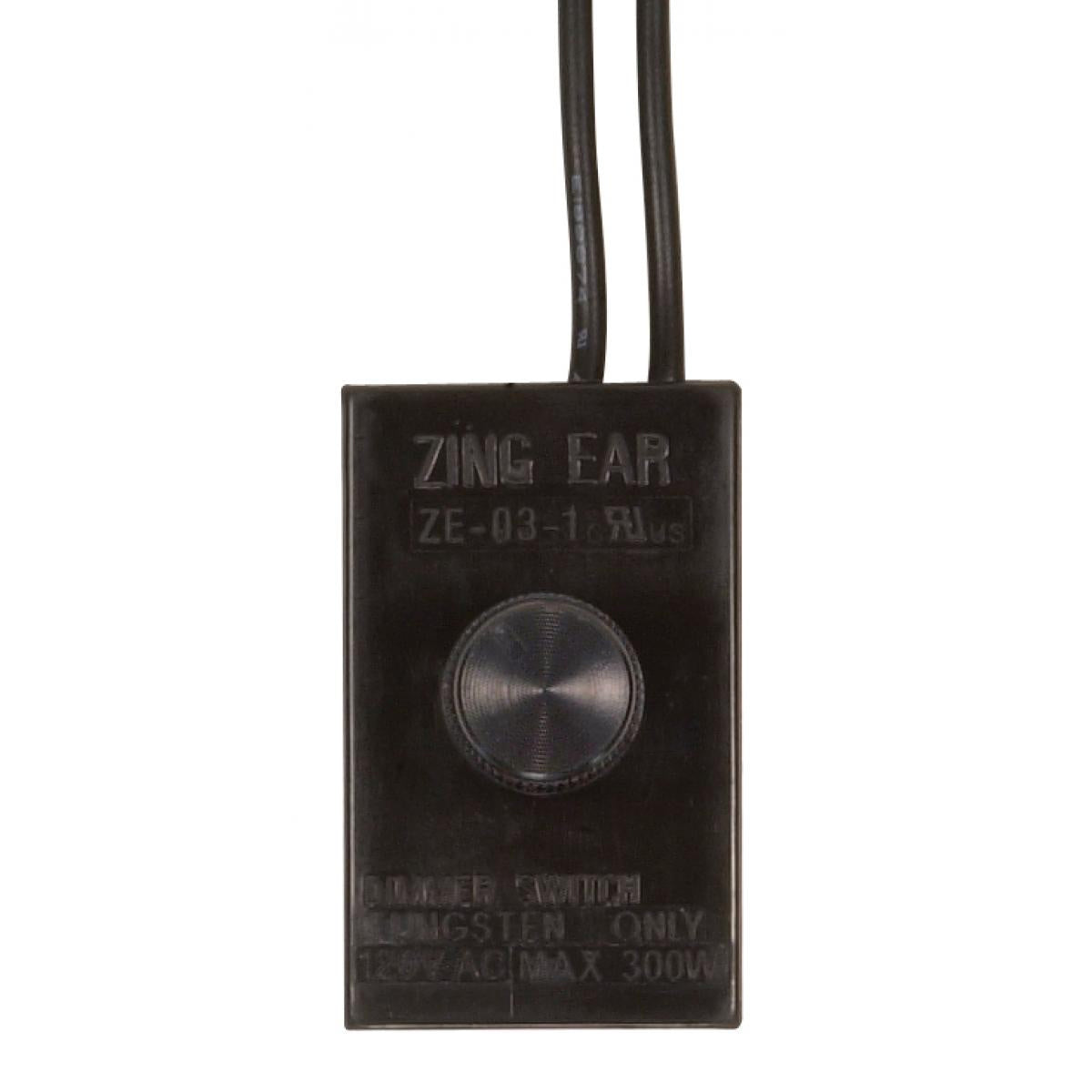 Satco - 80-1241 - Full Range Table Lamp Dimmer Switch Phenolic Housing - Black