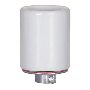 Satco - 80-1318 - Socket - Glazed White
