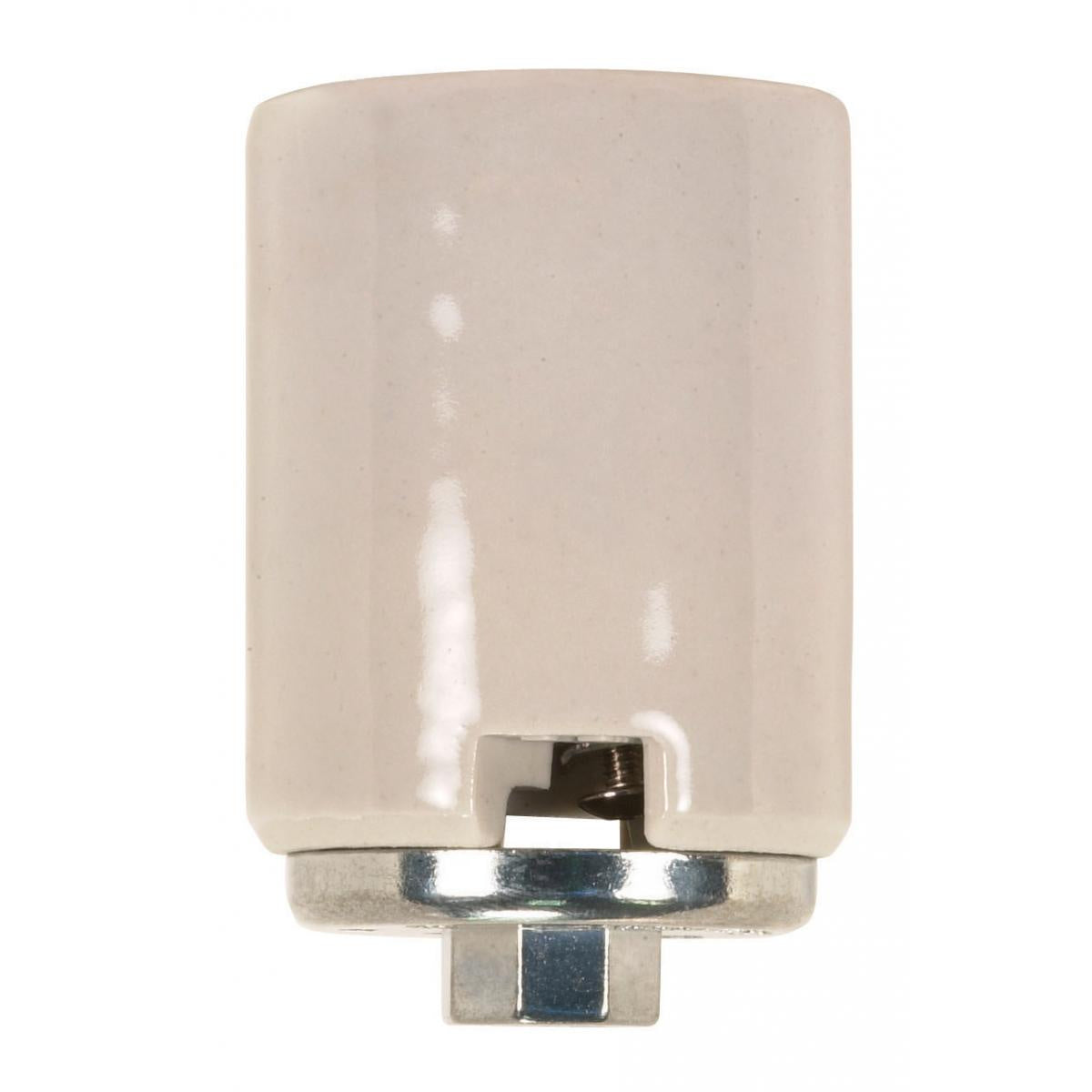 Satco - 80-1378 - Socket - Glazed Cream