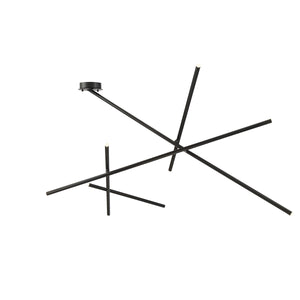 Eurofase - 36249-015 - CROSSROADS-FM-9LT-57IN-BK - CROSSROADS - Black