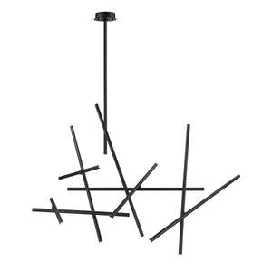 Eurofase - 36251-018 - CROSSROADS-CHD-18LT-59IN-BK - CROSSROADS - Black