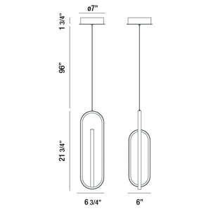 Eurofase - 37038-014 - DEMARK-PEN-22IN-BK - DEMARK - Black