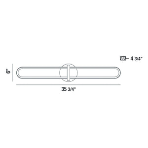 Eurofase - 37041-021 - BOTTON-WSC-36IN-GD-WH - BOTTON - Gold
