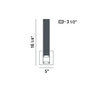 Eurofase - 37052-010 - LED Wall Sconce - Admiral - Matte Black/Gold