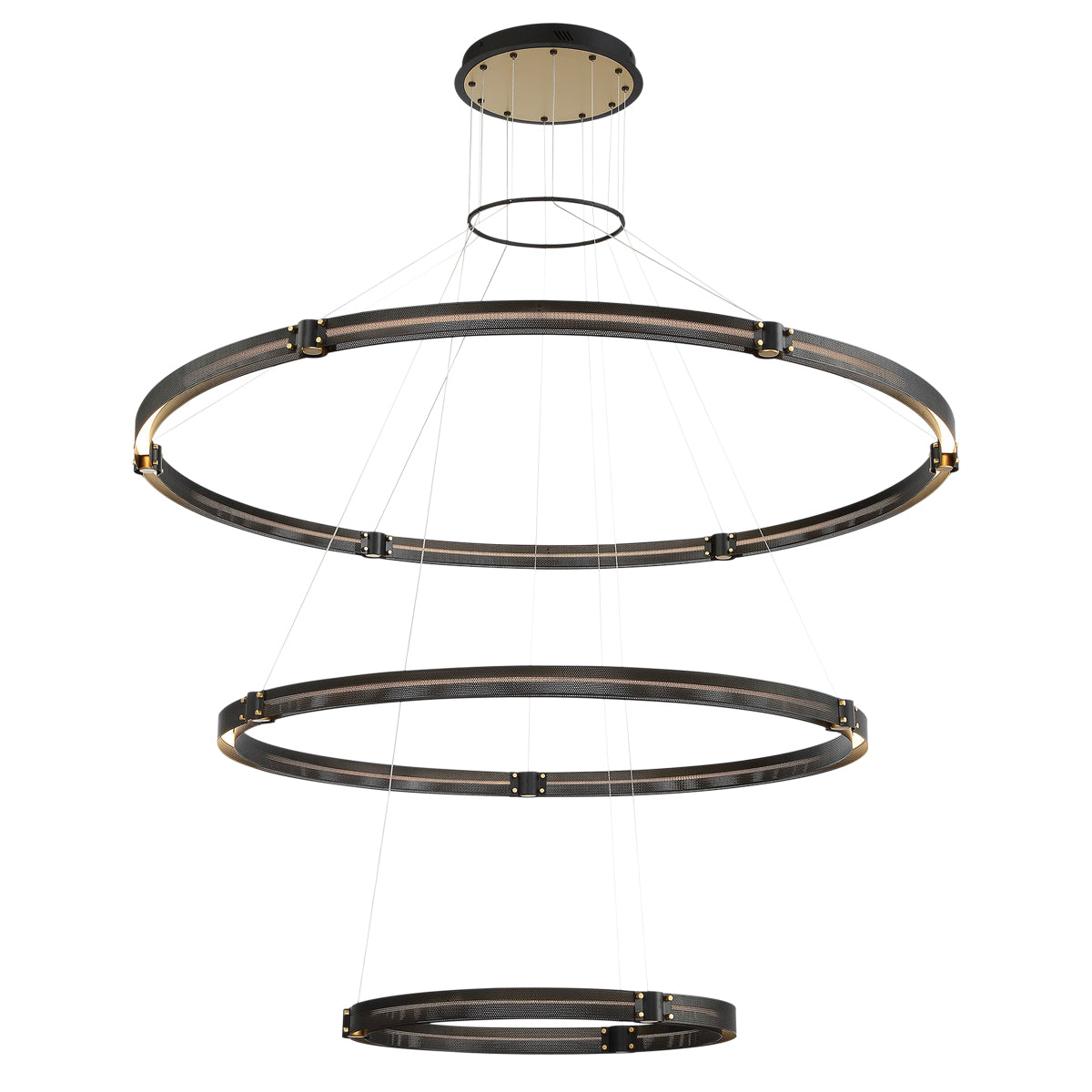 Eurofase - 37056-018 - ADMIRAL-CHD-3LT-62IN-GBM - ADMIRAL - Gold-Black