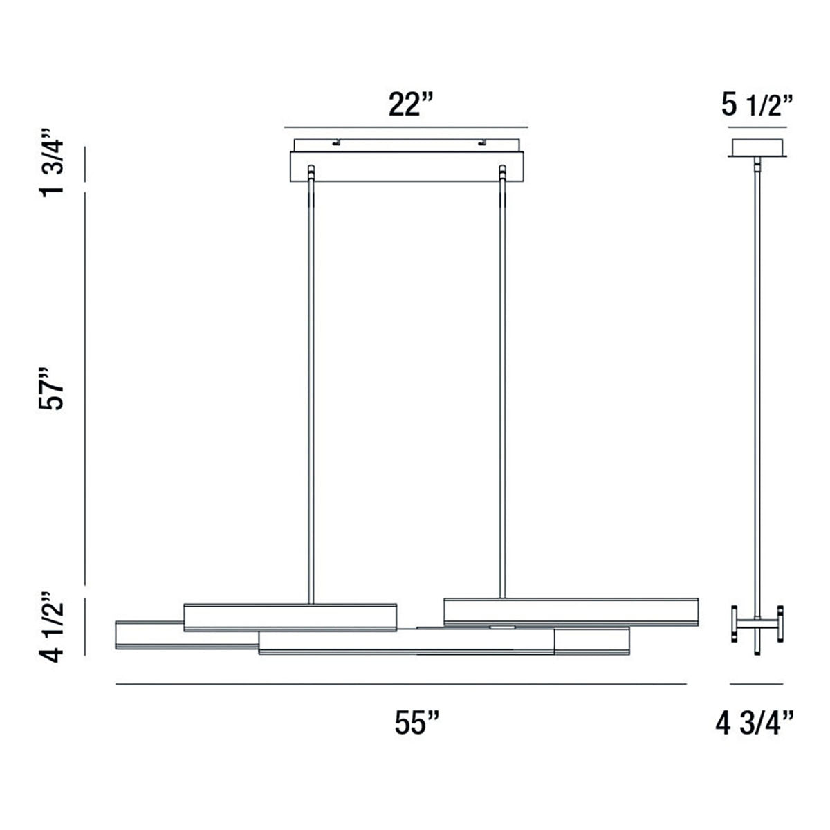 Eurofase - 37065-010 - LED Chandelier - Cameno - Matte Black