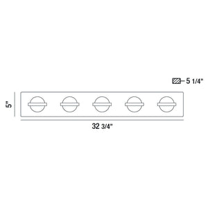Eurofase - 37071-028 - RYDER-VAN-5LT-GD-CL - RYDER - Gold