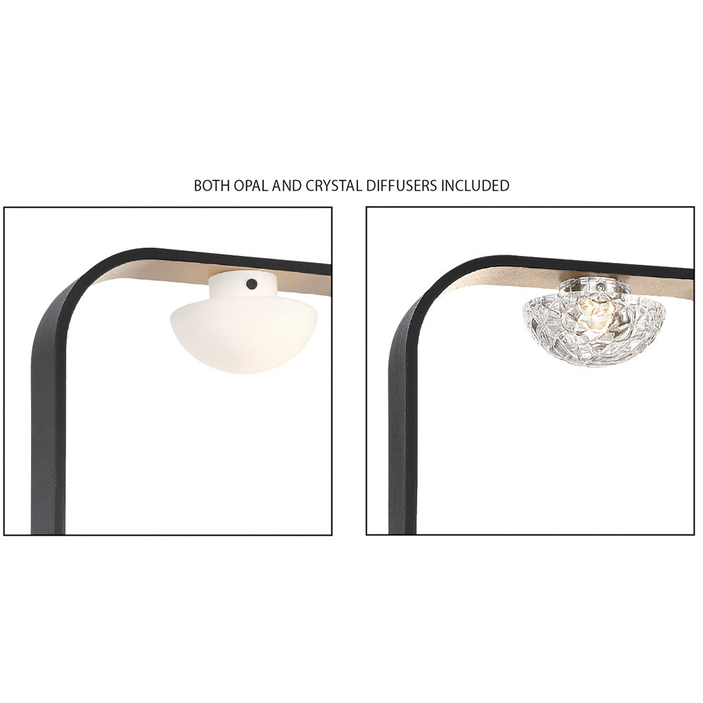 Eurofase - 37076-016 - DAGMAR-WSC-14IN-GBM-CL - DAGMAR - Gold-Black