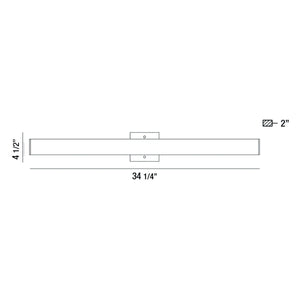 Eurofase - 37081-027 - SPRINGFIELD,SCONCE,L,BLK - SPRINGFIELD - Black