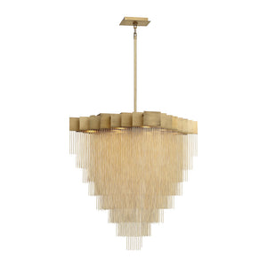 Eurofase - 37095-017 - LED Chandelier - Bloomfield - Antique Brush Gold