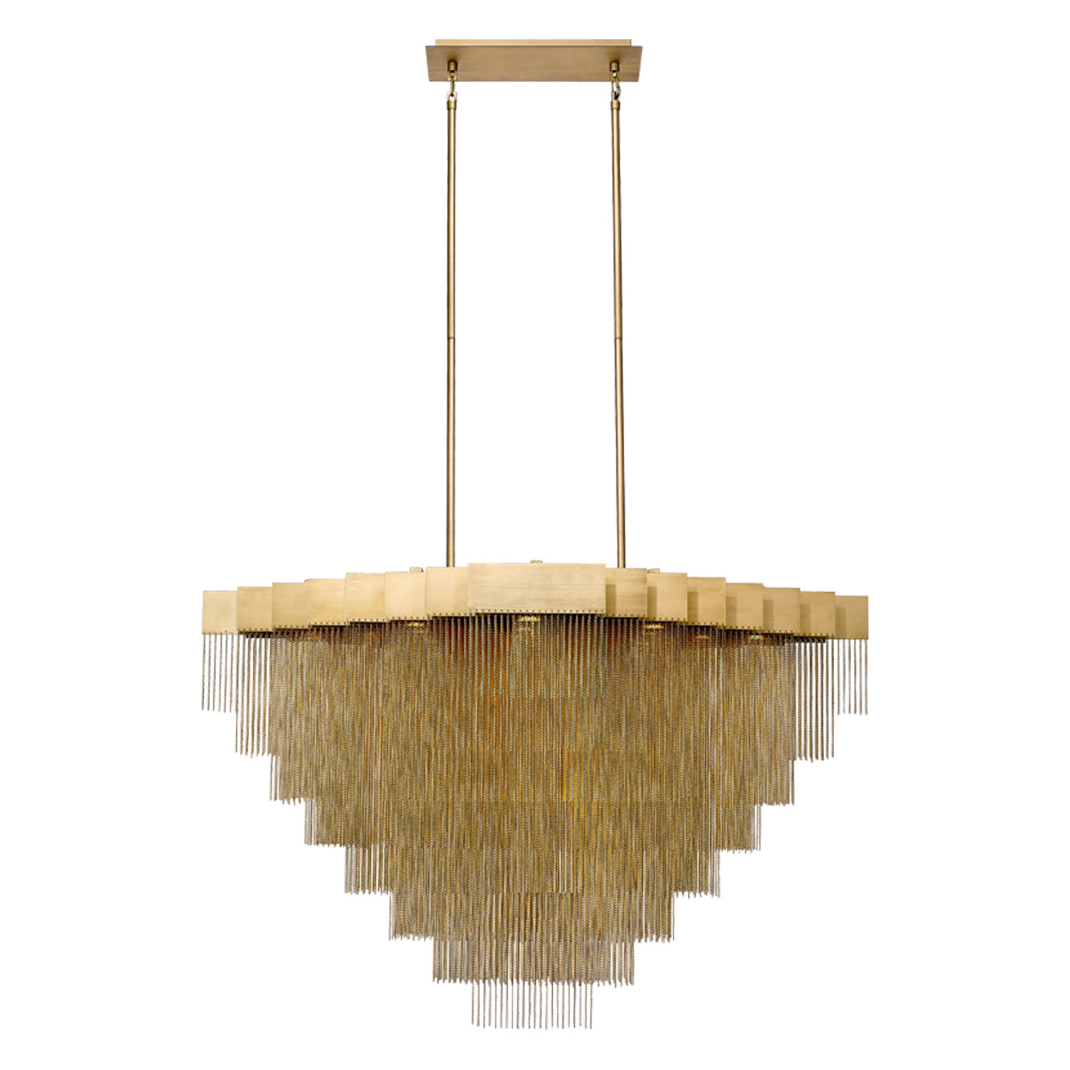 Eurofase - 37096-014 - LED Chandelier - Bloomfield - Antique Brush Gold