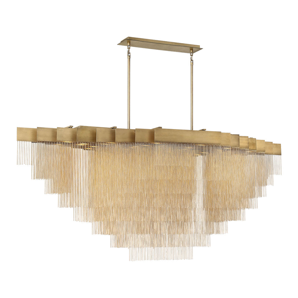 Eurofase - 37097-011 - LED Chandelier - Bloomfield - Antique Brush Gold