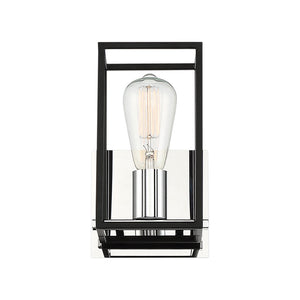 Eurofase - 37115-012 - One Light Wall Sconce - Stafford - Chrome/Black