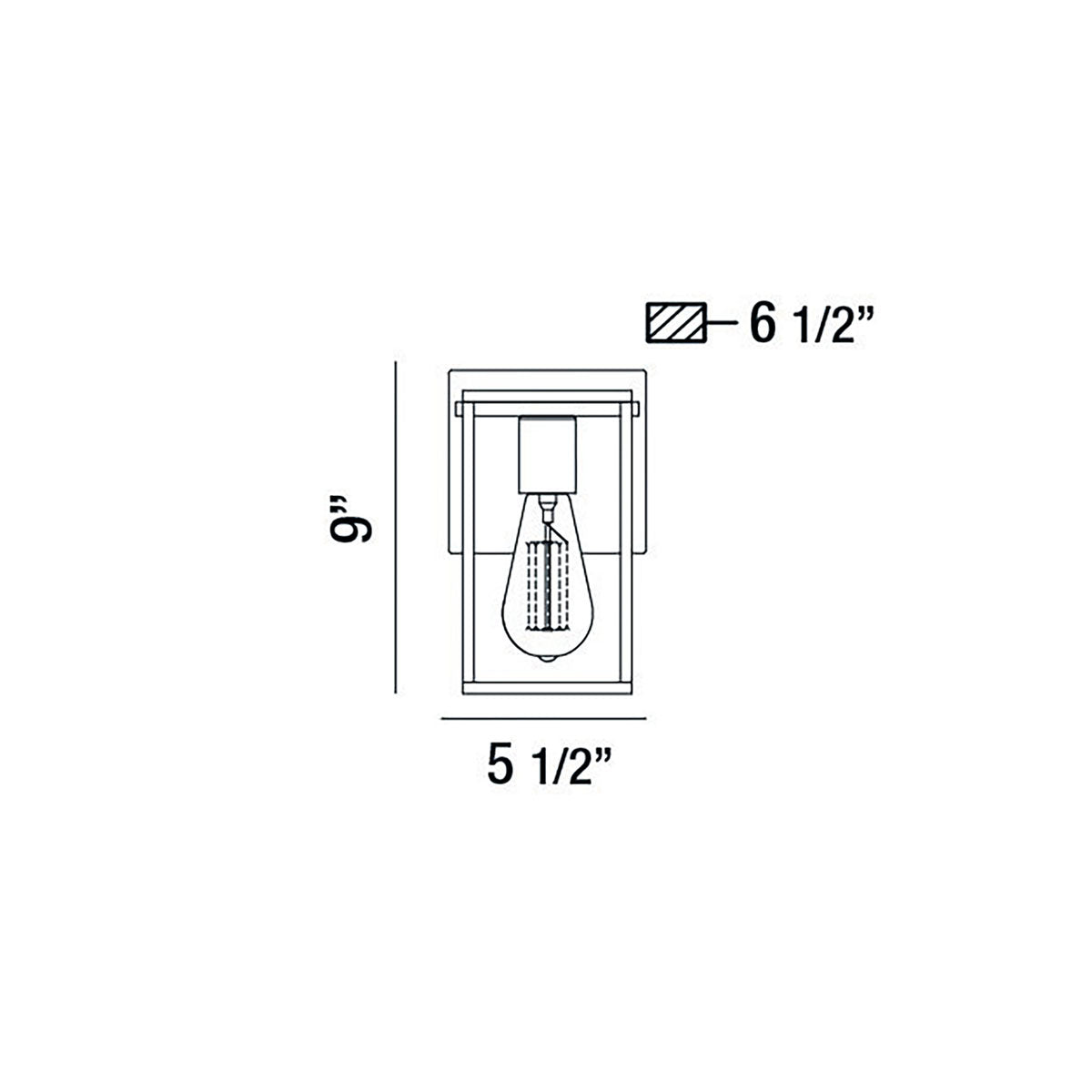 Eurofase - 37115-012 - One Light Wall Sconce - Stafford - Chrome/Black