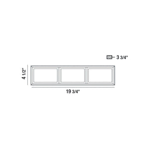 Eurofase - 37126-018 - LED Bathbar - Tamar - Black