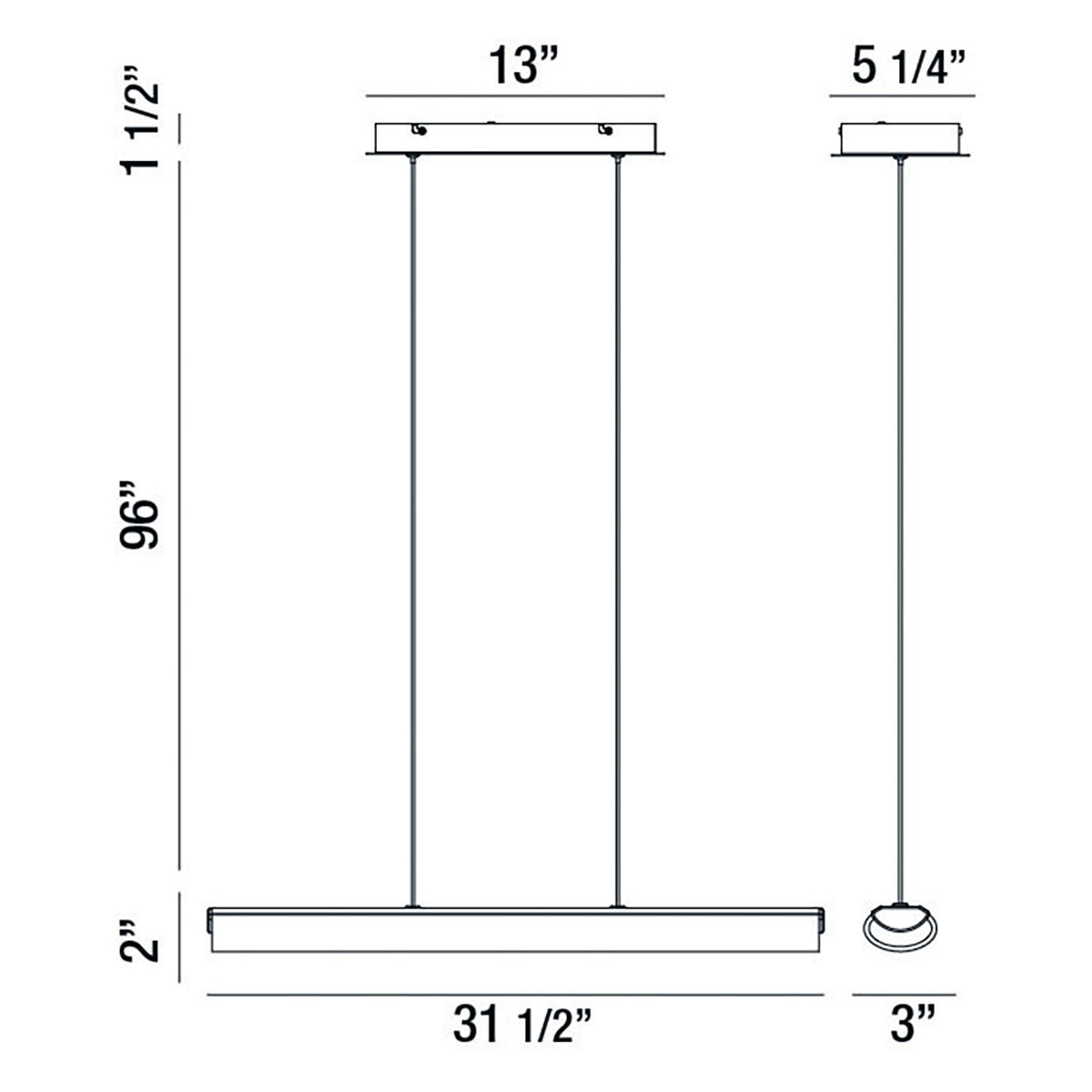 Eurofase - 37160-012 - LED Pendant - Landor - Chrome