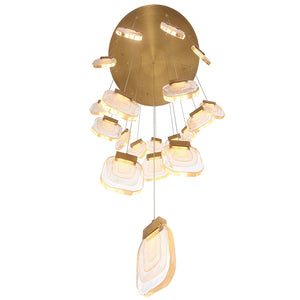 Eurofase - 37192-013 - PAGET-CHD-19LT-29IN-GD-CL - PAGET - Gold