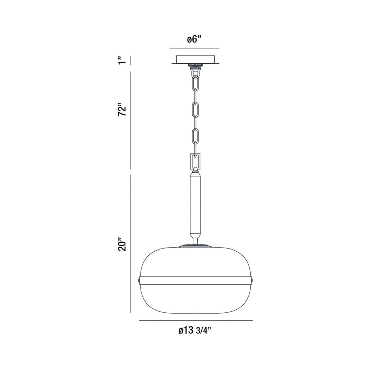 Eurofase - 37197-018 - NOTTINGHAM-PEN-20IN-BR - NOTTINGHAM - Brass