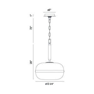 Eurofase - 37197-018 - NOTTINGHAM-PEN-20IN-BR - NOTTINGHAM - Brass