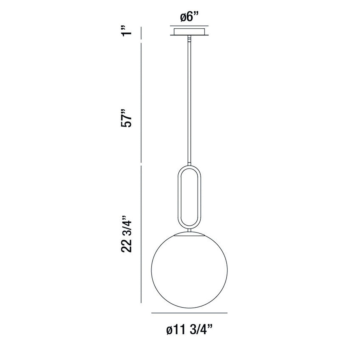 Eurofase - 37233-013 - PROSPECT-PEN-23IN-BK-WH - PROSPECT - Black