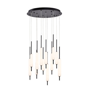 Eurofase - 37235-024 - CUMBERLAND-CHD-12LT-22IN-BK-WH - CUMBERLAND - Black