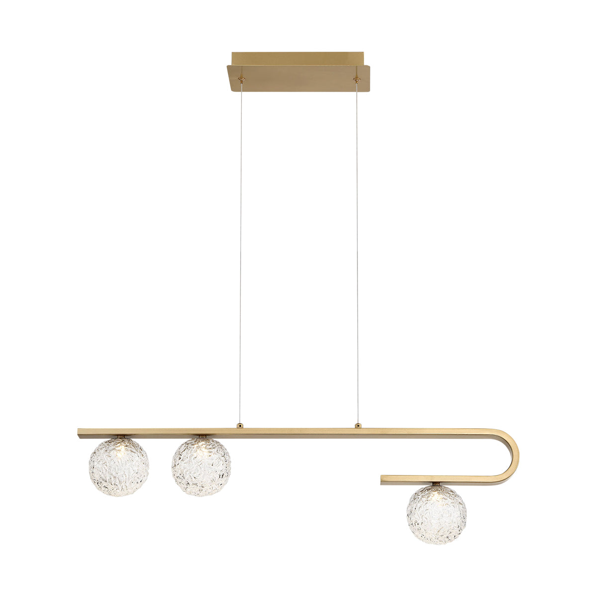Eurofase - 37350-017 - PHILLIMORE-CHD-3LT-32IN-GD-CL - PHILLIMORE - Gold