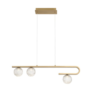 Eurofase - 37350-017 - PHILLIMORE-CHD-3LT-32IN-GD-CL - PHILLIMORE - Gold