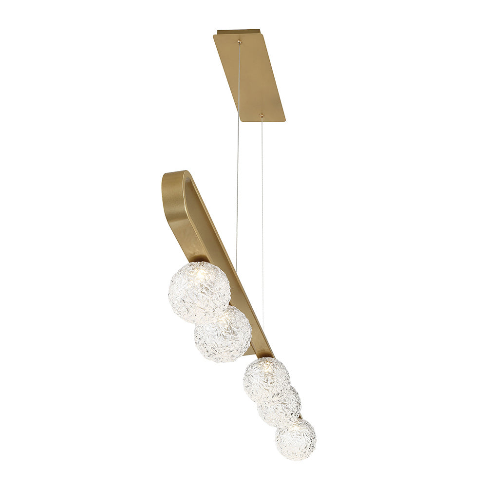 Eurofase - 37351-014 - PHILLIMORE-CHD-5LT-45IN-GD-CL - PHILLIMORE - Gold