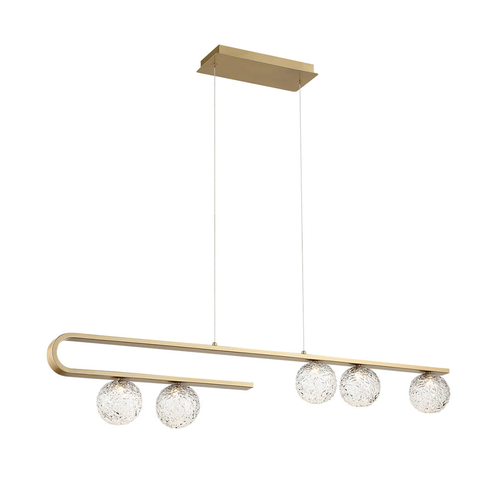Eurofase - 37351-014 - PHILLIMORE-CHD-5LT-45IN-GD-CL - PHILLIMORE - Gold