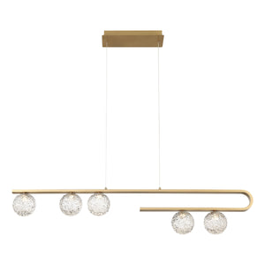 Eurofase - 37351-014 - PHILLIMORE-CHD-5LT-45IN-GD-CL - PHILLIMORE - Gold