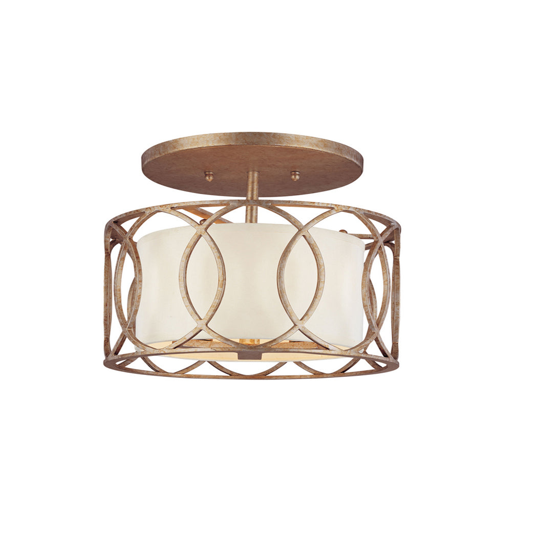 A Touch Of Design - GC6007N3 - Three Light Semi Flush Mount - Lauryn - Gold