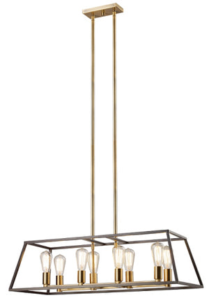 A Touch Of Design - GP7861N8 - Eight Light Chandelier - Austin - Oil Rubbed Bronze/Gold