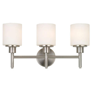 A Touch Of Design - GW6076N3 - Three Light Wall Sconce - Millie - Satin Nickel