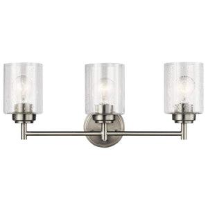 A Touch Of Design - GW8078N3 - Three Light Wall Sconce - Lina - Brushed Nickel