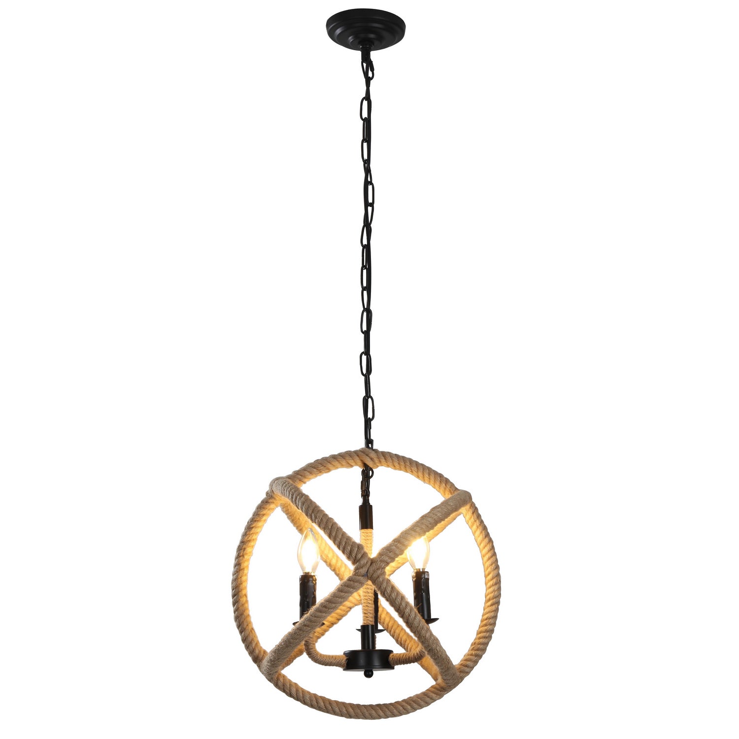 A Touch Of Design - GY8103-D3 - Three Light Chandelier - Calli - Natural