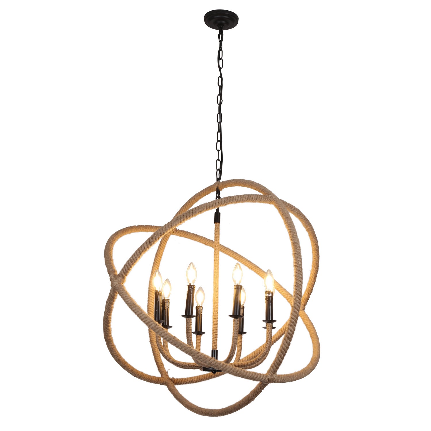 A Touch Of Design - GY8103-D8 - Eight Light Chandelier - Calli - Natural