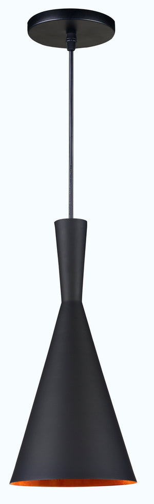 A Touch Of Design - LOFT113-A - One Light Pendant - Finn - Matte Black