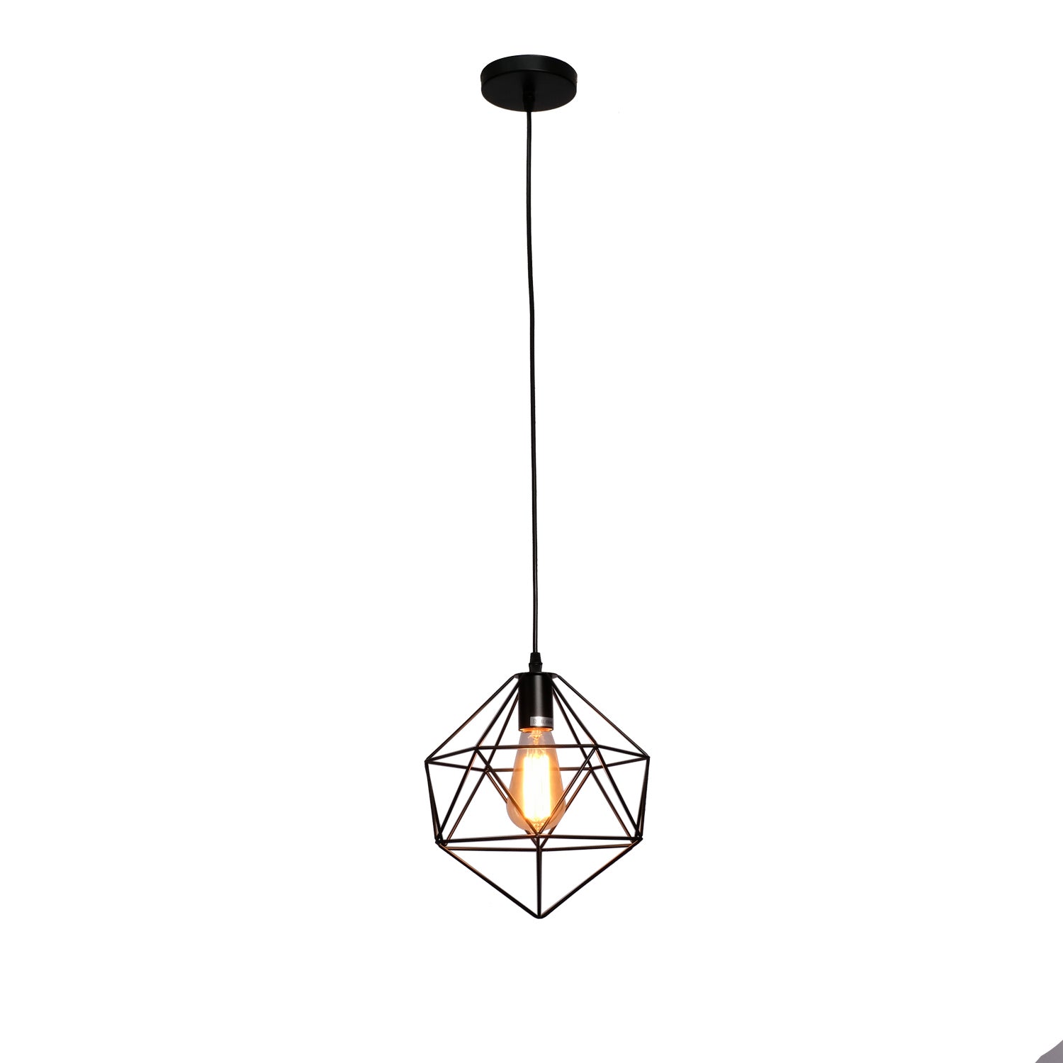 A Touch Of Design - LOFT122-S - One Light Pendant - Jackson - Black