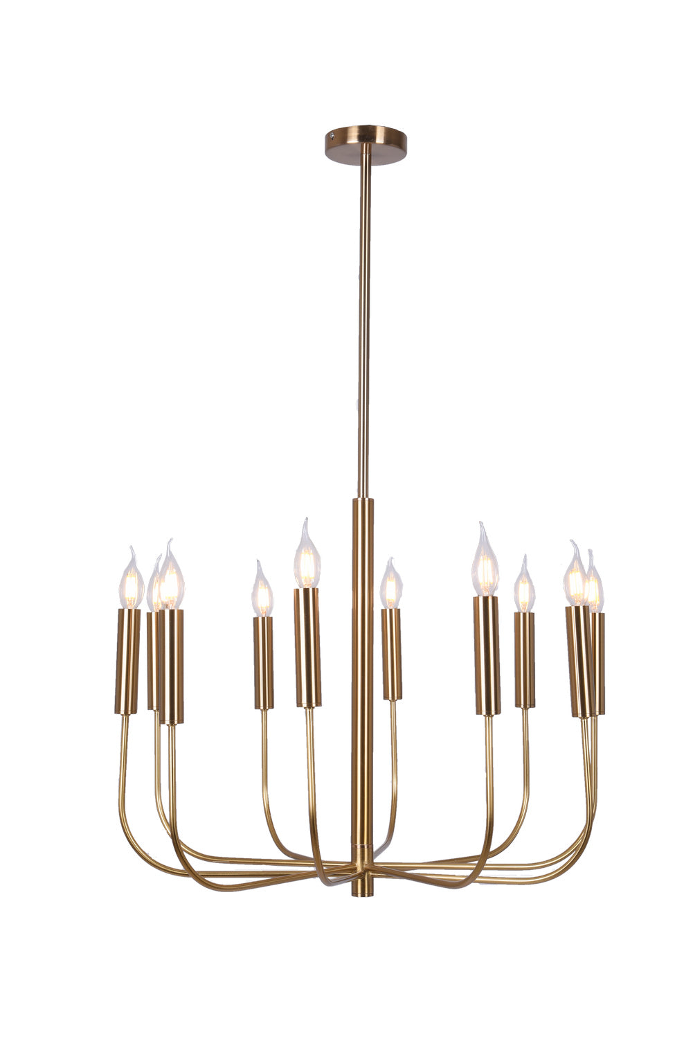 A Touch Of Design - WTY499 - 12 Light Chandelier - Raya - Gold